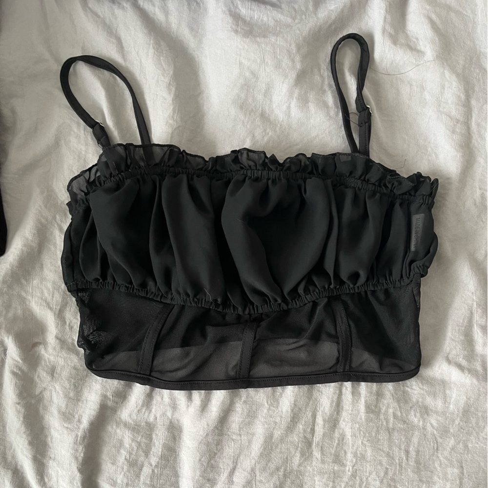 Black Crop Top